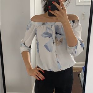 Dynamite Floral Blouse